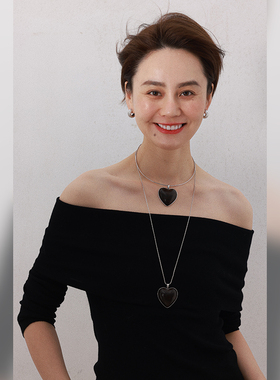 muer沐耳925纯银吊坠项链