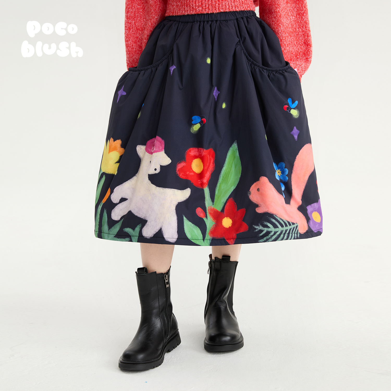 【星空下的阿勒泰】大豆棉裙女童