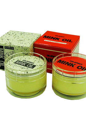 日本进口COLUMBUS哥伦布斯爆款透明貂油MINK脂肪膏油皮膏鞋油