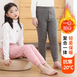 浦江裤客服饰有限公司儿童六两棉裤男女童内穿夹棉加绒加厚秋冬季