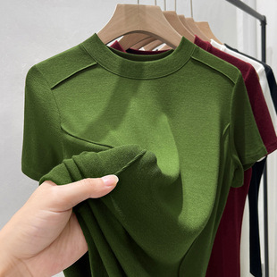 千日红店广州帛妍服饰有限公司欧货短袖T恤女夏季女装打底衫半袖