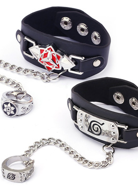 木叶标志佐助宇智波写轮眼皮手环