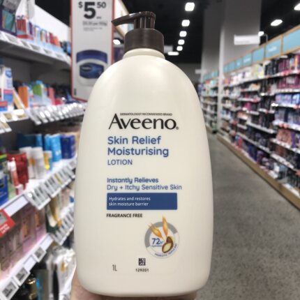 现货速发澳洲Aveeno艾维诺深度舒缓保湿滋润身体乳家庭装润肤露1L