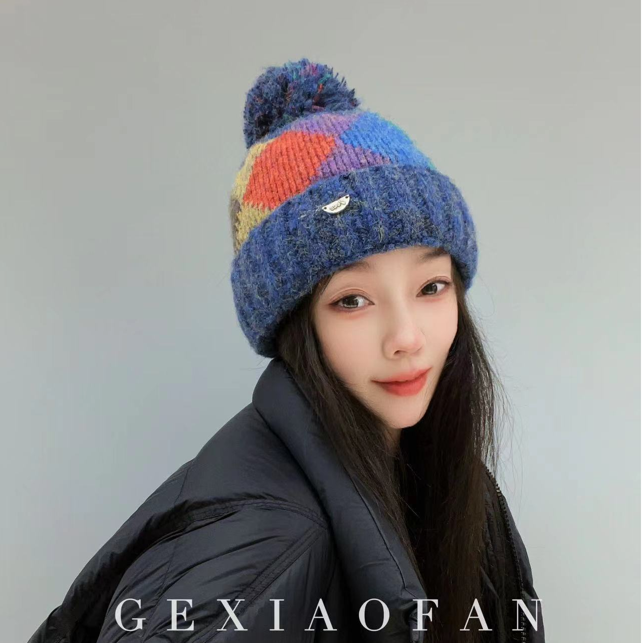 格小梵·冬季保暖几何提花东北针织帽护耳防寒帽百搭加厚保暖帽子,服饰配件/皮带/帽子/围巾,帽子,淘宝优惠券,粉丝福利购,淘宝优惠卷