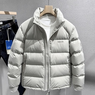 修身 男士 青年流行短款 新款 保暖90鸭绒外套 超轻立领羽绒服2025冬季