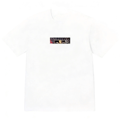 Michael Jackson联名款FW25胸前字母图案印花宽松休闲舒适短袖T恤