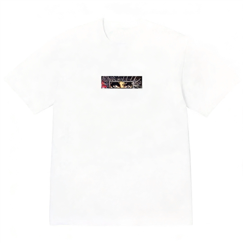 Michael Jackson联名款FW25胸前字母图案印花宽松休闲舒适短袖T恤