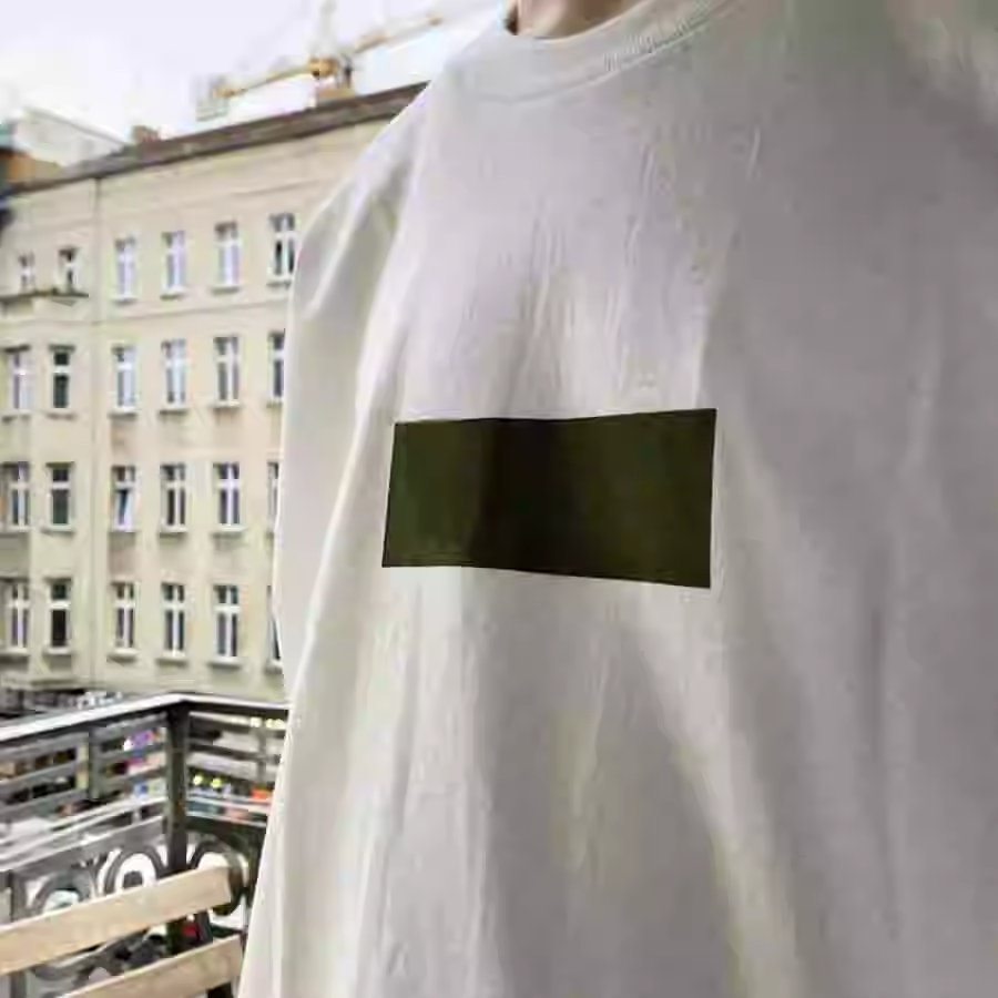 FW21 Week12 柏林开业限定 BOX Logo 徽标 圆领 短袖T恤 男女同款