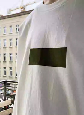 FW21 Week12 柏林开业限定 BOX Logo 徽标 圆领 短袖T恤 男女同款