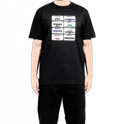 美潮原创FW24 CODES TEE 卡牌工牌数字图案英文印花圆筒短袖t恤