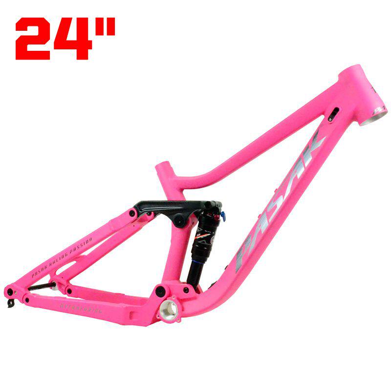 软尾青少年山地车架24寸3.0轮胎BOOST桶轴车架148MM速降DH林道AM