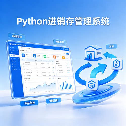 Python进销存管理系统 完整源码 报告文档 程序设计成品 可定制