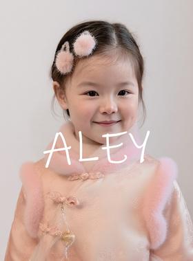 秋冬新INS风毛绒仿兔毛色可爱仙女童发卡甜美儿童头饰少女BB发夹