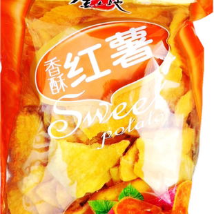 金土地油炸地瓜干地瓜条紫薯干500克礼包硬脆型油炸地瓜干下洋胡
