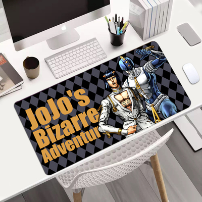 JOJO周边黄金之风 布加拉提 米斯达 特莉休 鼠标垫电竞键盘垫桌垫