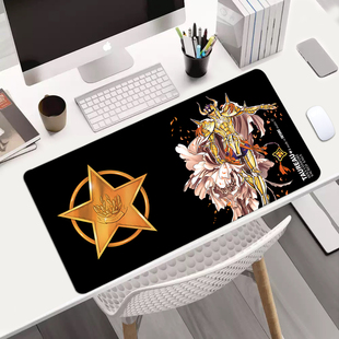 圣斗士星矢 双子座撒加 狮子座艾欧里亚 十二星座 大鼠标垫键盘垫