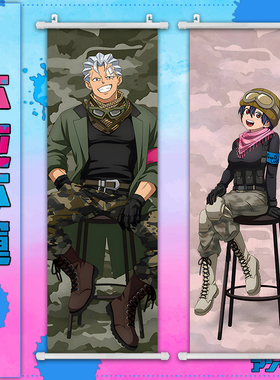 Undead Unluck不死不幸周边 安迪 出云风子 二次元海报布挂画壁画