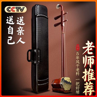 高级专业二胡乐器老红木黑檀紫旗舰店正品初学者苏州厂家直销品牌