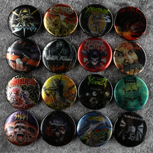 【新款】重金属乐队 PIN 全金属质感 徽章别针 Thrash Metal 清仓