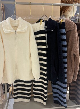 PINKWEO加绒保暖女家居服套装