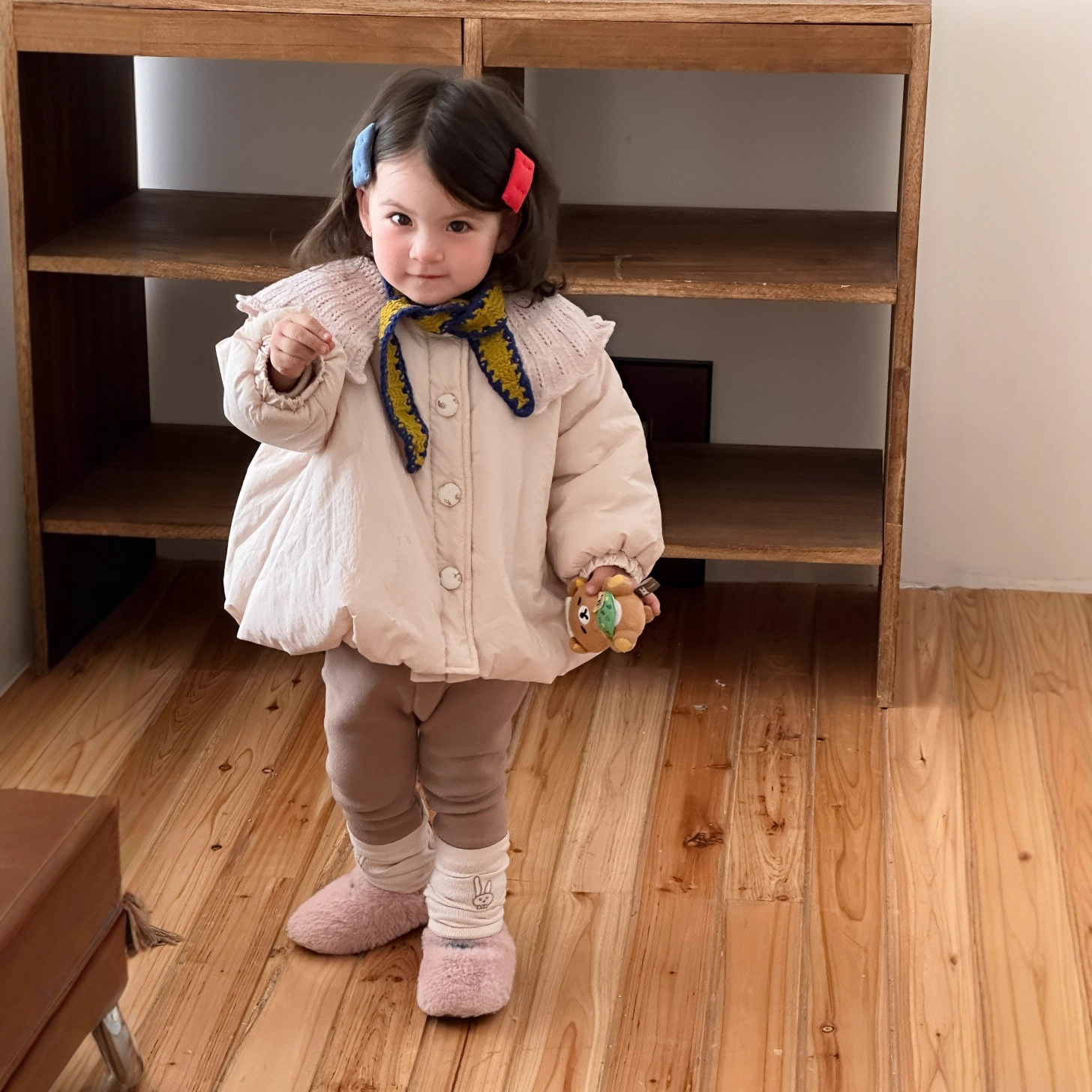 儿童服装冬季2025新款韩版童装宝宝棉衣外套冬装女童加绒打底套装