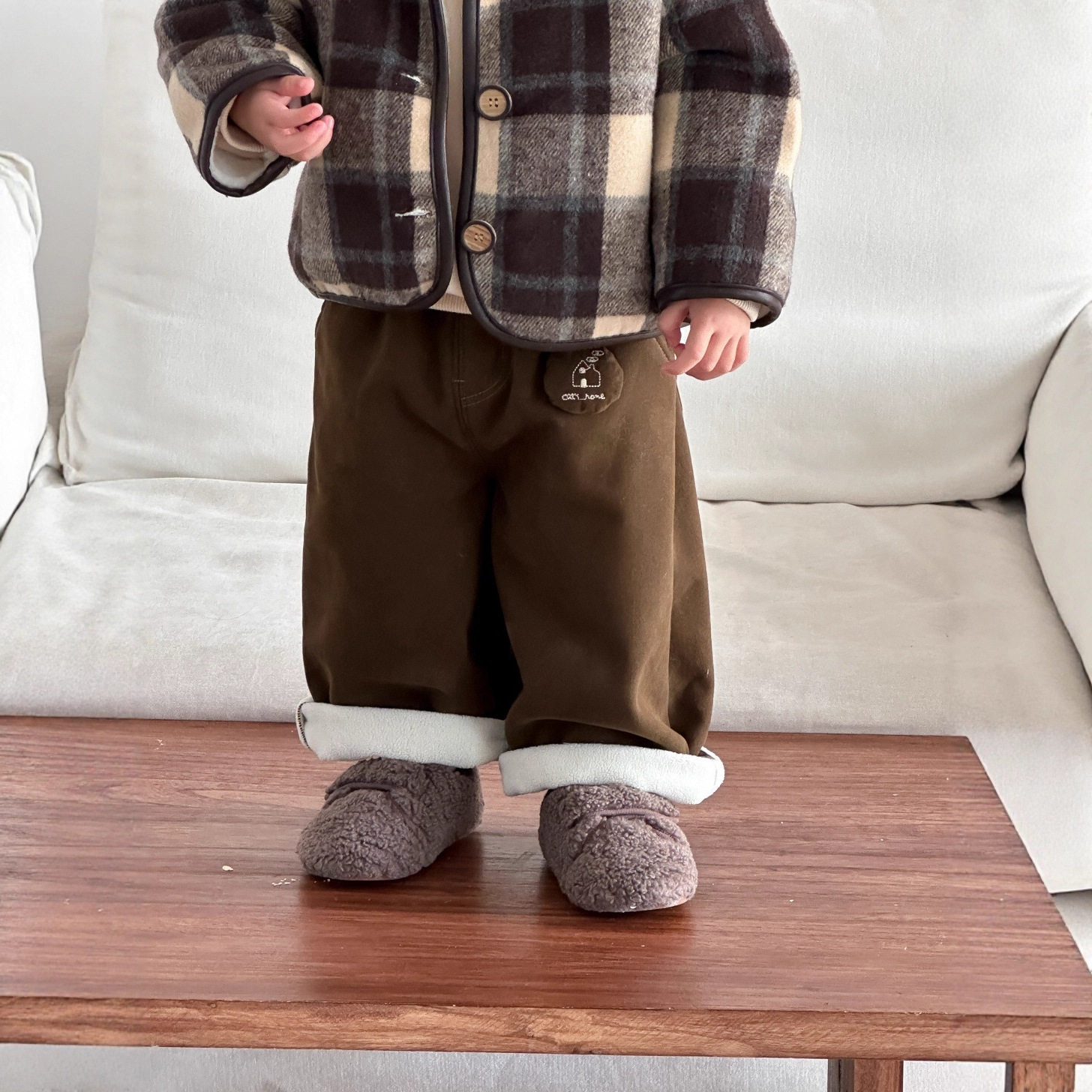 儿童服装2025新款冬装小宝宝衣服韩版童装冬季长裤男童加绒休闲裤