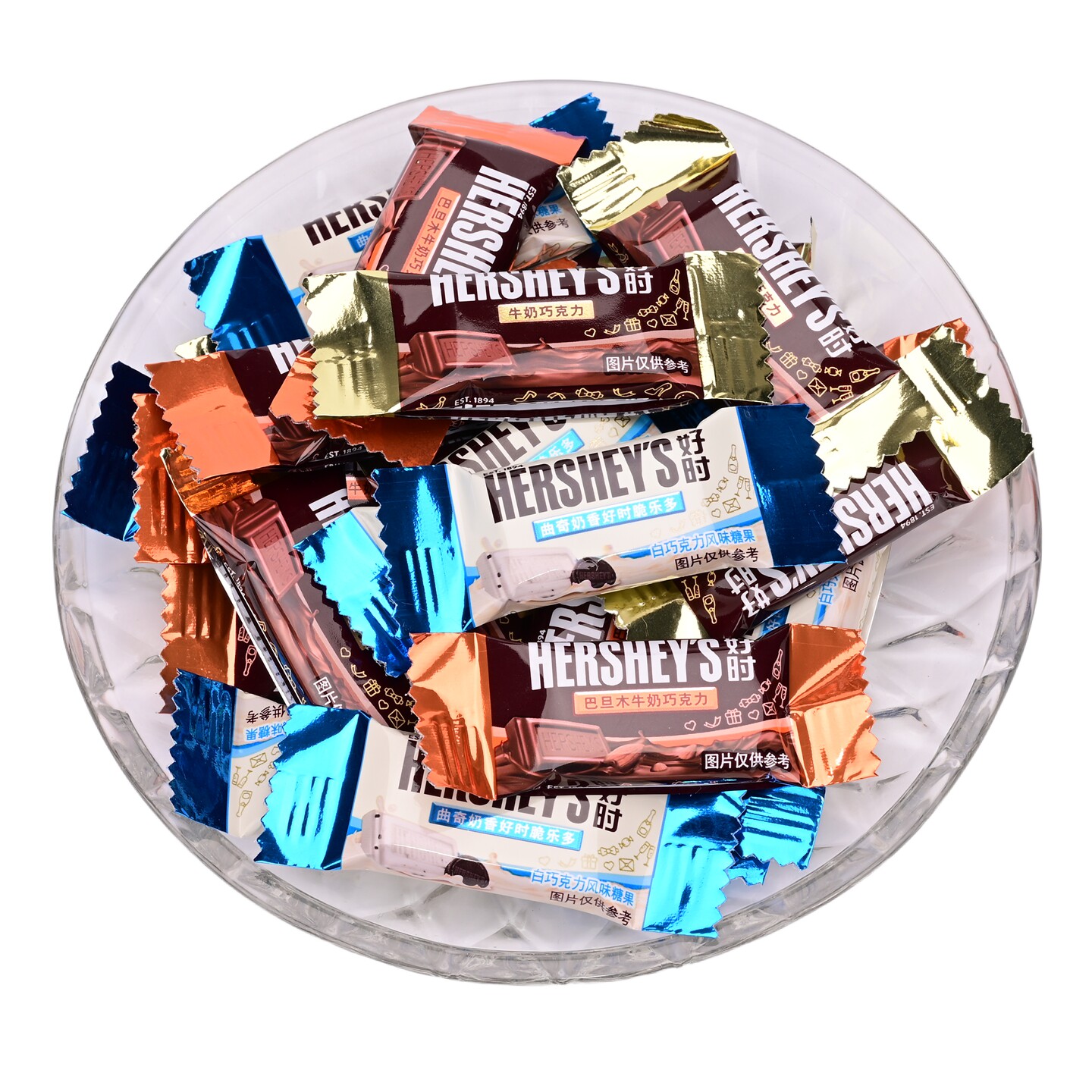 好时巧克力排块曲奇奶香牛奶500g零食散装年货结婚喜糖果情人节