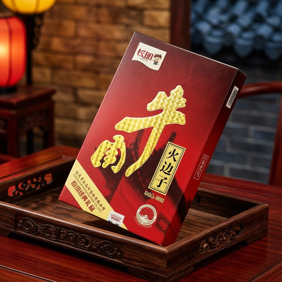 火边子牛肉礼盒200g原味麻辣味1盒四川自贡特产牛肉礼包节日礼