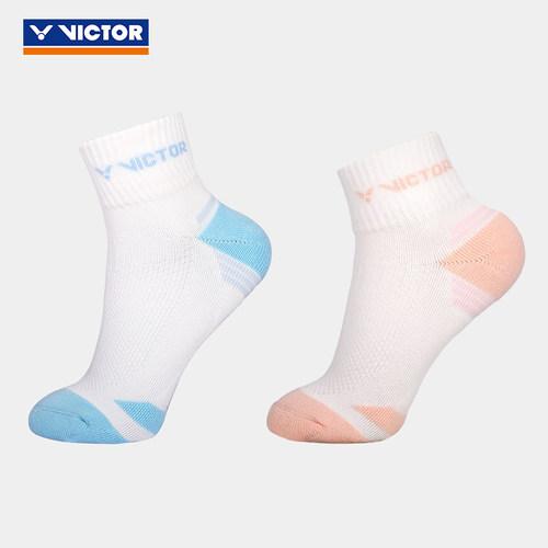 威克多VICTOR胜利羽毛球袜SK1502男女款透气运动袜SK2502短筒