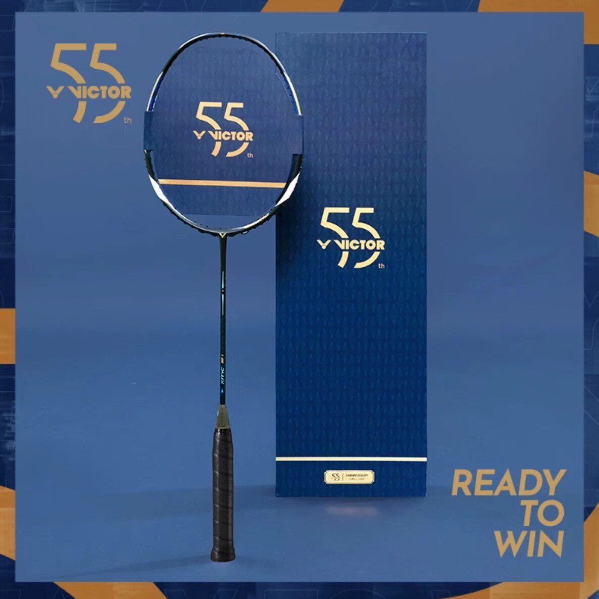 victor威克多胜利羽毛球拍55周年纪念亮剑BRS12 DLUX GB礼盒