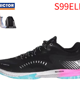 威克多victor胜利S99ELITE羽毛球鞋男女款轻量速度型防滑透气