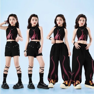 苹果香APT浪漫樱花炫酷女孩跳舞蹈表演出服装衣服儿童离别开出花