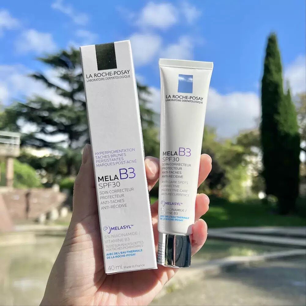 新品法国理肤泉MELA B3炫光亮白乳液40ml 抗黑提亮防晒SPF30