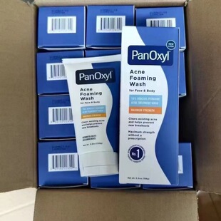 美国PanOxyl10%bpo过氧化苯甲酰祛痘洗面奶控油去痘洁面乳青少年