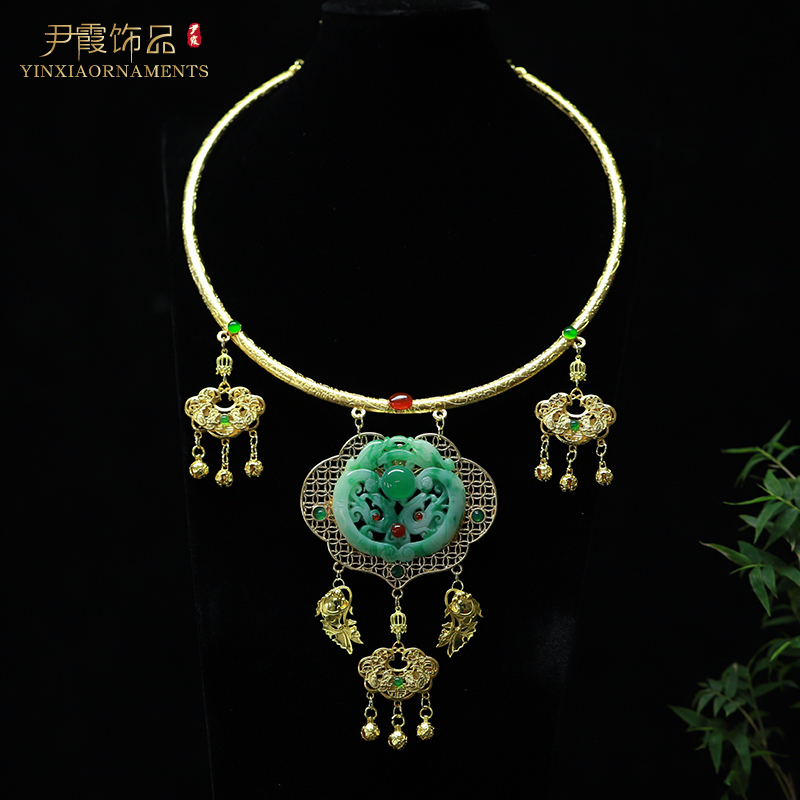 富贵项圈尹霞饰品仿岫古风