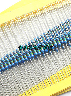 1/4W金属膜电阻0.25W 60.4R 604R 6.04K 6040欧 60.4K 604K 100只