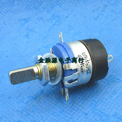 WH137-2 带开关电位器 WH137 470K 470千欧 半轴 RV137可调电阻器