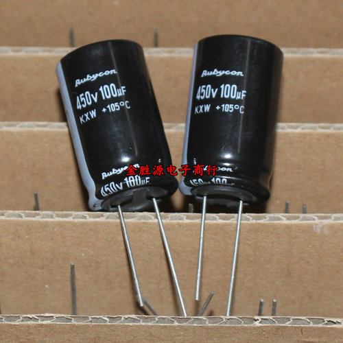 日本红宝石电解电容 450V100UF 18*30 100UF 450V KXW高频 105度