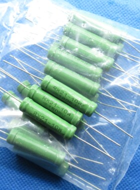 RX21-10W线绕电阻 1R8J 1.8RJ 18RJ 180RJ 1K8J 1.8KJ欧 铜脚20只