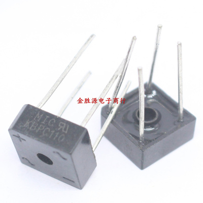 整流桥 方形 KBPC110 KBPC110 BR110 BR1010 圆脚 针脚 单相桥堆