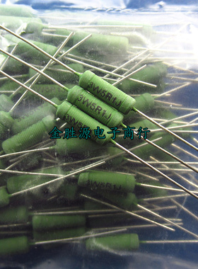 RX21-3W线绕电阻 R51J 0.51RJ 5R1J 5.1RJ 0.51欧 5.1欧 5% 20只