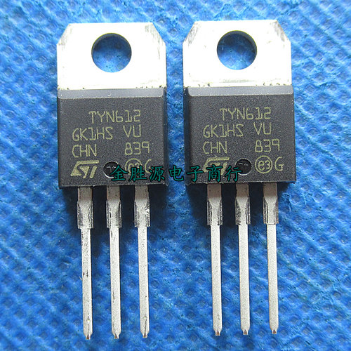 进口可控硅 TYN612 TYN612RG 12A/600V TO220 单向晶闸管 原装