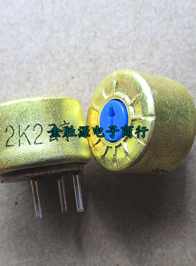 WS20电位器 有机实心电位器WS-20 2K2 2.2K 黄色可调电阻器 原装