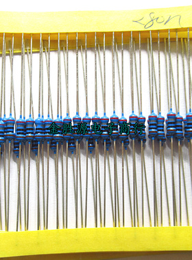 1/4W金属膜电阻 28R 280欧 2.8K 2800欧 28K 280K 0.25W色环电阻