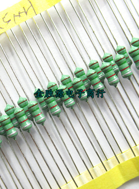 0410色环色码电感1.5UH 15UF 150UF 1.5MH 1500UH 0.5W 1/2W100只