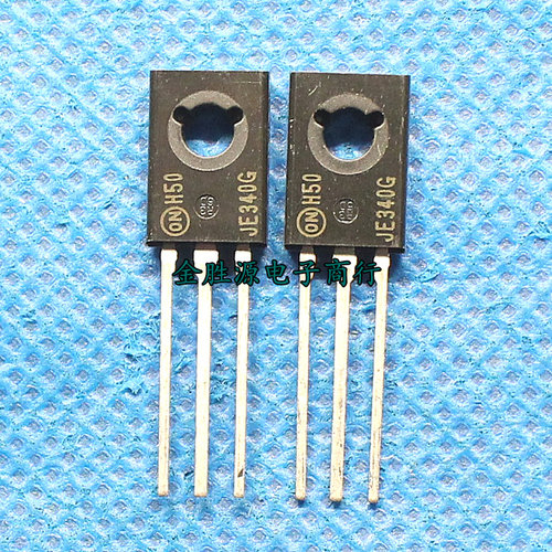 NPN三极管 JE340 MJE340 TO126  JE340G MJE340G 功率晶体管 原装
