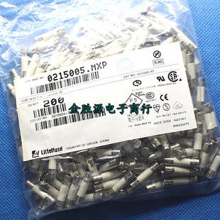 进口陶瓷保险丝 T5A T5AH250VP 250V 0215005 5x20 慢熔保险管