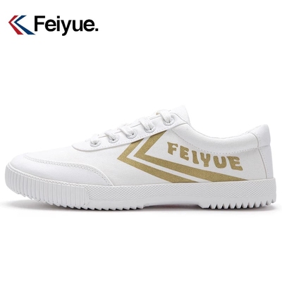 飞跃帆布鞋女秋冬新款男学生复古运动明星款休闲潮百搭爆款小白鞋