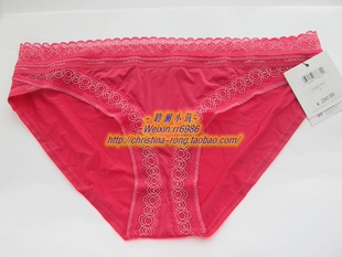 特价 北京CK专柜 女士红色蕾丝本命年内裤F3266 原290
