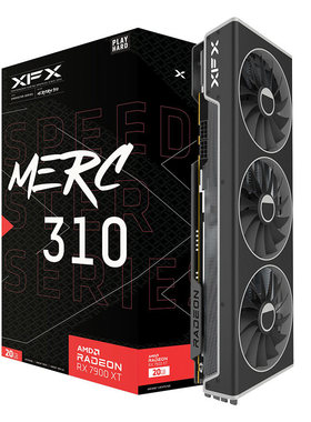 XFX讯景Radeon RX 7900XTX 24G游戏显卡电竞台式电脑amd AI算力